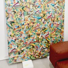 美術品扱いの絵画をラッピング梱包して東京都内赤帽で配送